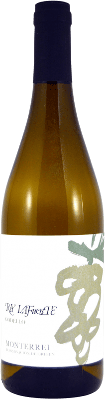 8,95 € Envio grátis | Vinho branco Vinópolis Rey Lafuente Birrei D.O. Monterrei Galiza Espanha Godello Garrafa 75 cl