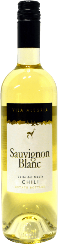 6,95 € Free Shipping | White Wine Tinajas del Maule Vila Alegría I.G. Valle del Maule Maule Valley Chile Sauvignon 75 cl