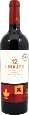 14,95 € Бесплатная доставка | Красное вино Gormaz 12 Linajes Crianza — Крианса D.O. Ribera del Duero Кастилия-Леон Испания Tempranillo — Темпранильо 75 cl