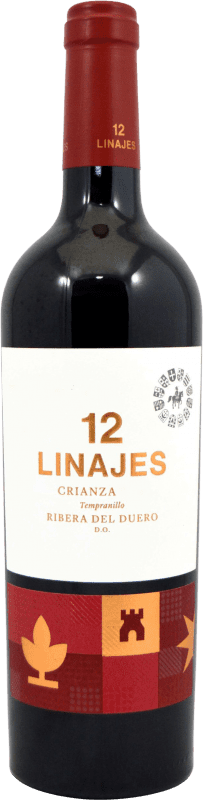 14,95 € 送料無料 | 赤ワイン Gormaz 12 Linajes Crianza — クリアンサ D.O. Ribera del Duero カスティーリャ・イ・レオン スペイン Tempranillo — テンプラニーリョ 75 cl