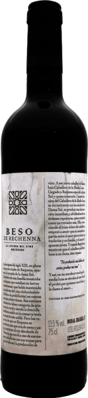 12,95 € Free Shipping | Red wine CFG Beso de Rechenna Aged D.O. Utiel-Requena Spain Bobal Bottle 75 cl