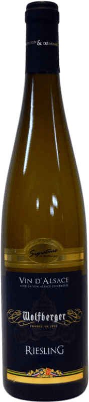 15,95 € Бесплатная доставка | Белое вино Wolfberger A.O.C. Alsace Эльзас Франция Riesling — Рислинг Бутылка 75 cl