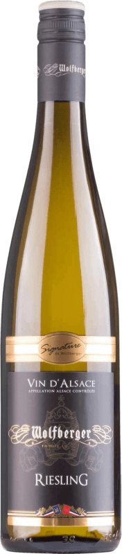 15,95 € Envío gratis | Vino Blanco Wolfberger A.O.C. Alsace Alsace Francia Riesling 75 cl