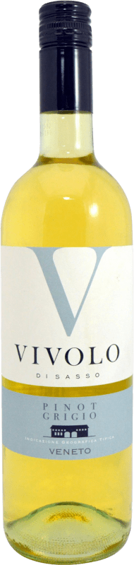 3,95 € Envío gratis | Vino blanco Botter Carlo Vivolo di Sasso I.G.T. Veneto Veneto Italia Pinot Gris Botella 75 cl