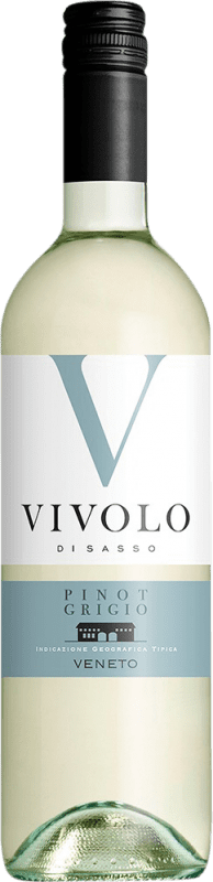 8,95 € Envío gratis | Vino blanco Botter Carlo Vivolo di Sasso I.G.T. Veneto Veneto Italia Pinot Gris Botella 75 cl