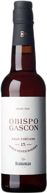 36,95 € Envoi gratuit | Vin Fortifié Barbadillo Obispo Gascón Palo Cortado D.O. Jerez-Xérès-Sherry Andalousie Espagne Palomino Fino Demi-Bouteille 37 cl