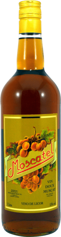 10,95 € Free Shipping | Sweet wine Vidal Moscatel Doux Spain Muscatel Small Grain Bottle 1 L