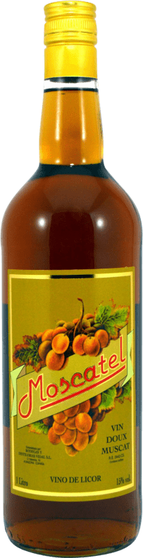 6,95 € Envio grátis | Vinho Doce Vidal Sweet — Doce Espanha Moscatel 1 L