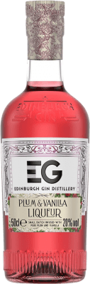 29,95 € Envio grátis | Gin Edinburgh Plum & Vanilla Reino Unido Garrafa Medium 50 cl