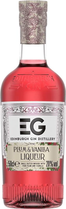 29,95 € Envio grátis | Gin Edinburgh Gin Plum & Vanilla Reino Unido Garrafa Medium 50 cl