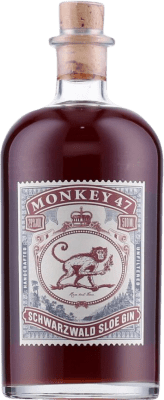 56,95 € Kostenloser Versand | Genever Gin Black Forest Monkey 47 Schwarzwald Deutschland Medium-Flasche 50 cl Sloe Berries — Schlehenbeeren