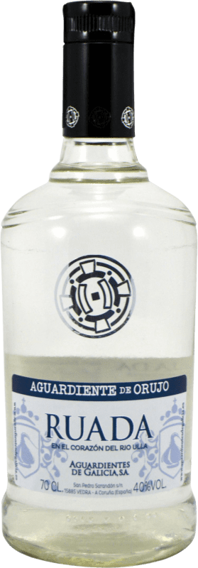 8,95 € Envoi gratuit | Eau-de-vie Orujo Aguardientes de Galicia Ruada Blanco Espagne Bouteille 70 cl