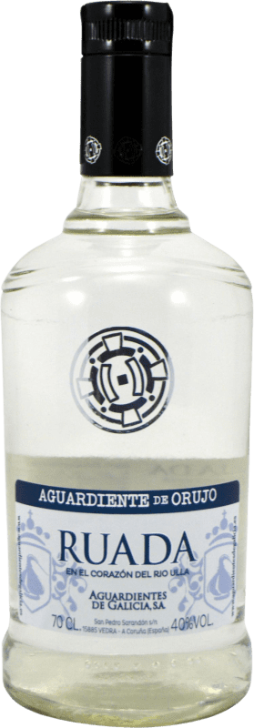 12,95 € Kostenloser Versand | Marc Edelbrände Aguardientes de Galicia Ruada Blanco Spanien Flasche 70 cl