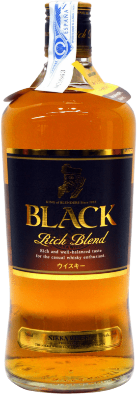 44,95 € Spedizione Gratuita | Whisky Blended Nikka Black Rich Blend Giappone Bottiglia 70 cl