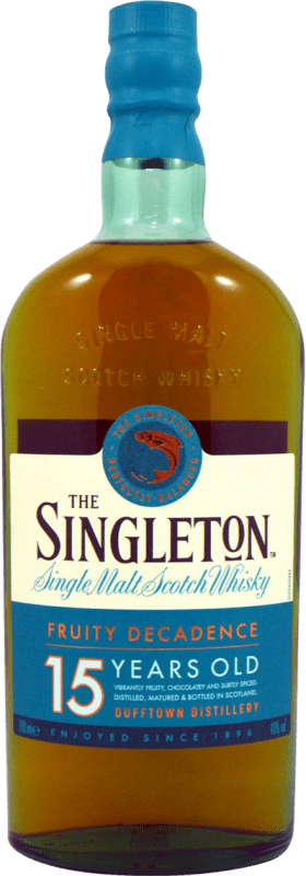 66,95 € Envio grátis | Whisky Single Malt The Singleton Reino Unido 15 Anos Garrafa 70 cl