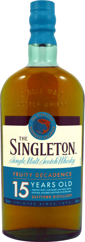 61,95 € Free Shipping | Whisky Single Malt The Singleton United Kingdom 15 Years Bottle 70 cl