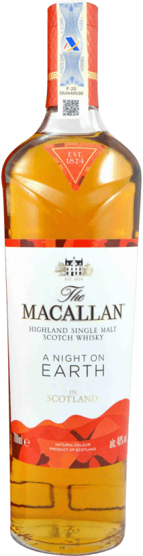 195,95 € 免费送货 | 威士忌单一麦芽威士忌 Macallan Night on Earth 英国 瓶子 70 cl