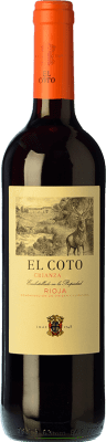 7,95 € Free Shipping | Red Wine Coto de Rioja Crianza — Aged D.O.Ca. Rioja The Rioja Spain Tempranillo Medium Bottle 50 cl