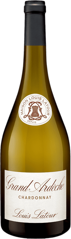 19,95 € Бесплатная доставка | Белое вино Louis Latour Grand Ardèche A.O.C. Bourgogne Бургундия Франция Chardonnay — Шардоне 75 cl