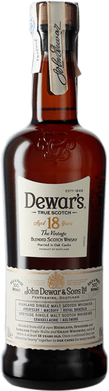 92,95 € Бесплатная доставка | Виски смешанные Dewar's Шотландия Объединенное Королевство 18 Лет бутылка 1 L