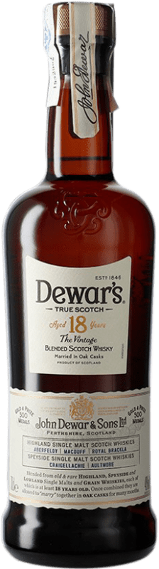 89,95 € Envoi gratuit | Whisky Blend Dewar's Ecosse Royaume-Uni 18 Ans 1 L