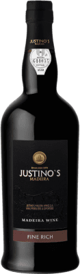 19,95 € 送料無料 | 酒精強化ワイン Justino's Madeira Rich I.G. Madeira マデイラ島 ポルトガル 3 年 75 cl
