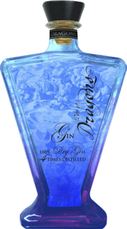 34,95 € Envio grátis | Gin Esmeralda Port of Dragons Dry Gin Espanha Garrafa 70 cl