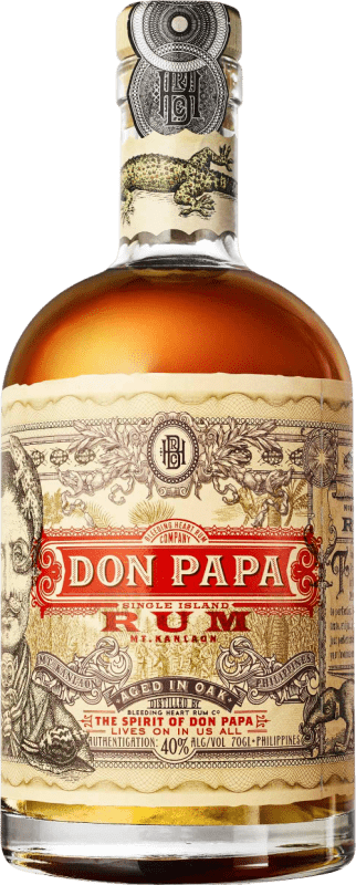 48,95 € Free Shipping | Rum Don Papa Rum Single Island Philippines 7 Years 70 cl
