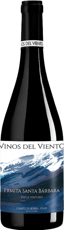 15,95 € Envío gratis | Vino tinto Vinos del Viento Ermita Santa Bárbara Single Vineyard D.O. Campo de Borja Aragón España Garnacha Botella 75 cl