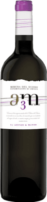 9,95 € Envio grátis | Vinho tinto Asenjo & Manso AM 3 Meses Carvalho D.O. Ribera del Duero Castela e Leão Espanha Garrafa 75 cl