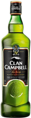 17,95 € Kostenloser Versand | Whiskey Blended Clan Campbell Großbritannien Flasche 1 L
