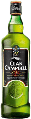 19,95 € Free Shipping | Whisky Blended Clan Campbell United Kingdom Bottle 1 L