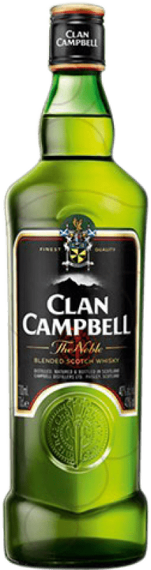 17,95 € 免费送货 | 威士忌混合 Clan Campbell 英国 瓶子 1 L