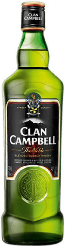 18,95 € Envio grátis | Whisky Blended Clan Campbell Reino Unido 1 L