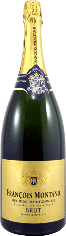 29,95 € Envoi gratuit | Blanc mousseux François Montand Blanc de Blancs Brut A.O.C. Champagne France Chardonnay Bouteille Magnum 1,5 L