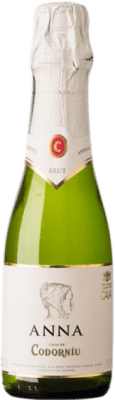 12,95 € Envio grátis | Caixa de 3 unidades Espumante branco Codorníu Anna Brut Reserva D.O. Cava Catalunha Espanha Macabeo, Xarel·lo, Chardonnay, Parellada Garrafa Pequena 20 cl