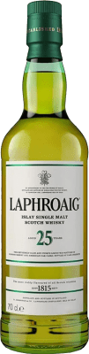 719,95 € Spedizione Gratuita | Whisky Single Malt Laphroaig Islay Regno Unito 25 Anni Bottiglia 70 cl