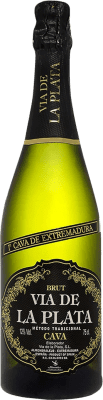 9,95 € Envoi gratuit | Blanc mousseux Vía de la Plata Brut D.O. Cava Estrémadure Espagne Macabeo, Parellada Bouteille 75 cl