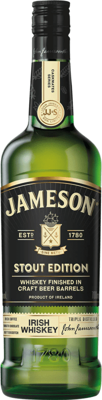 48,95 € Envío gratis | Whisky Blended Jameson Stout Edition Finished in Craft Beer Barrels Reserva Irlanda Botella 1 L