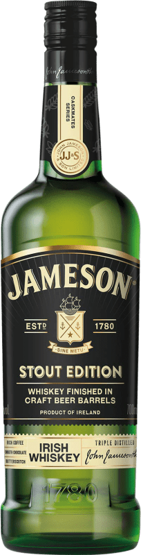 49,95 € 免费送货 | 调和威士忌 Jameson Beer Barrels Cask Finish — 橡木桶陈酿收尾, 限量版, Stout — 世涛 珍藏 爱尔兰 1 L