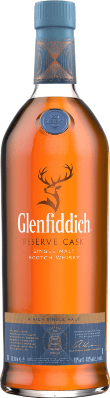 77,95 € Envoi gratuit | Single Malt Whisky Glenfiddich Reserve Cask Réserve Speyside Royaume-Uni Bouteille 1 L
