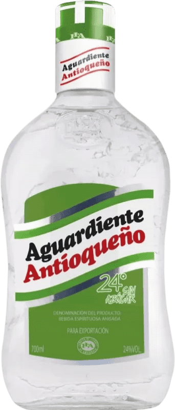 22,95 € Envío gratis | Orujo Aguardiente Aguardiente Antioqueño Sin azúcar Colombia Botella 1 L