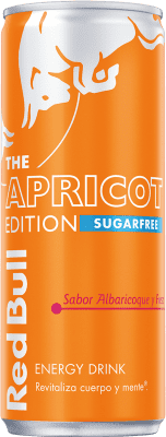 51,95 € 免费送货 | 盒装24个 饮料和搅拌机 Red Bull Energy Drink Albaricoque y Fresa Sugar Free 奥地利 铝罐 25 cl