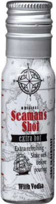 0,95 € 送料無料 | 24個入りボックス ウォッカ Waldemar Behn Seaman's Shot Extra Hot ミニチュアボトル 4 cl