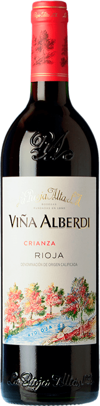 23,95 € Free Shipping | Red Wine Rioja Alta Viña Alberdi Crianza — Aged D.O.Ca. Rioja Spain Bottle 75 cl