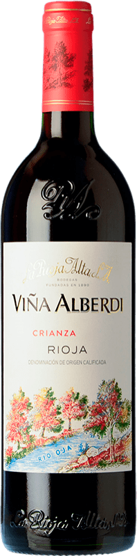 23,95 € Kostenloser Versand | Rotwein Rioja Alta Viña Alberdi Alterung D.O.Ca. Rioja Spanien Flasche 75 cl