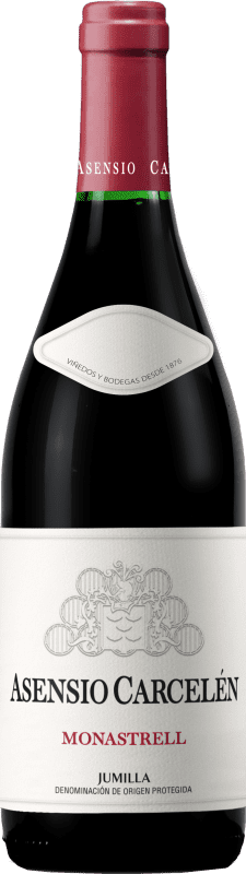 8,95 € Envoi gratuit | Vin Rouge Asensio Carcelén Vendimia Media D.O. Jumilla Région de Murcie Espagne Monastrell Eco — Biologique Bouteille 75 cl