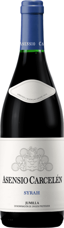 8,95 € Envoi gratuit | Vin Rouge Asensio Carcelén Vendimia Media D.O. Jumilla Région de Murcie Espagne Syrah Eco — Biologique Bouteille 75 cl