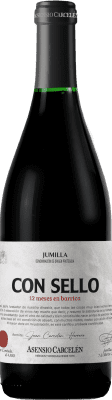 10,95 € 免费送货 | 红酒 Asensio Carcelén Con Sello Vendimiado a Mano D.O. Jumilla 穆尔西亚地区 西班牙 Syrah, Monastrell 瓶子 75 cl