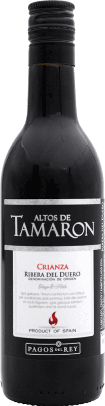 2,95 € Free Shipping | Red Wine Pagos del Rey Altos de Tamarón Crianza — Aged D.O. Ribera del Duero Castilla y León Spain Tempranillo Small Bottle 18 cl